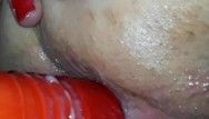 Estimulación oral hendida de labio grande anal grueso